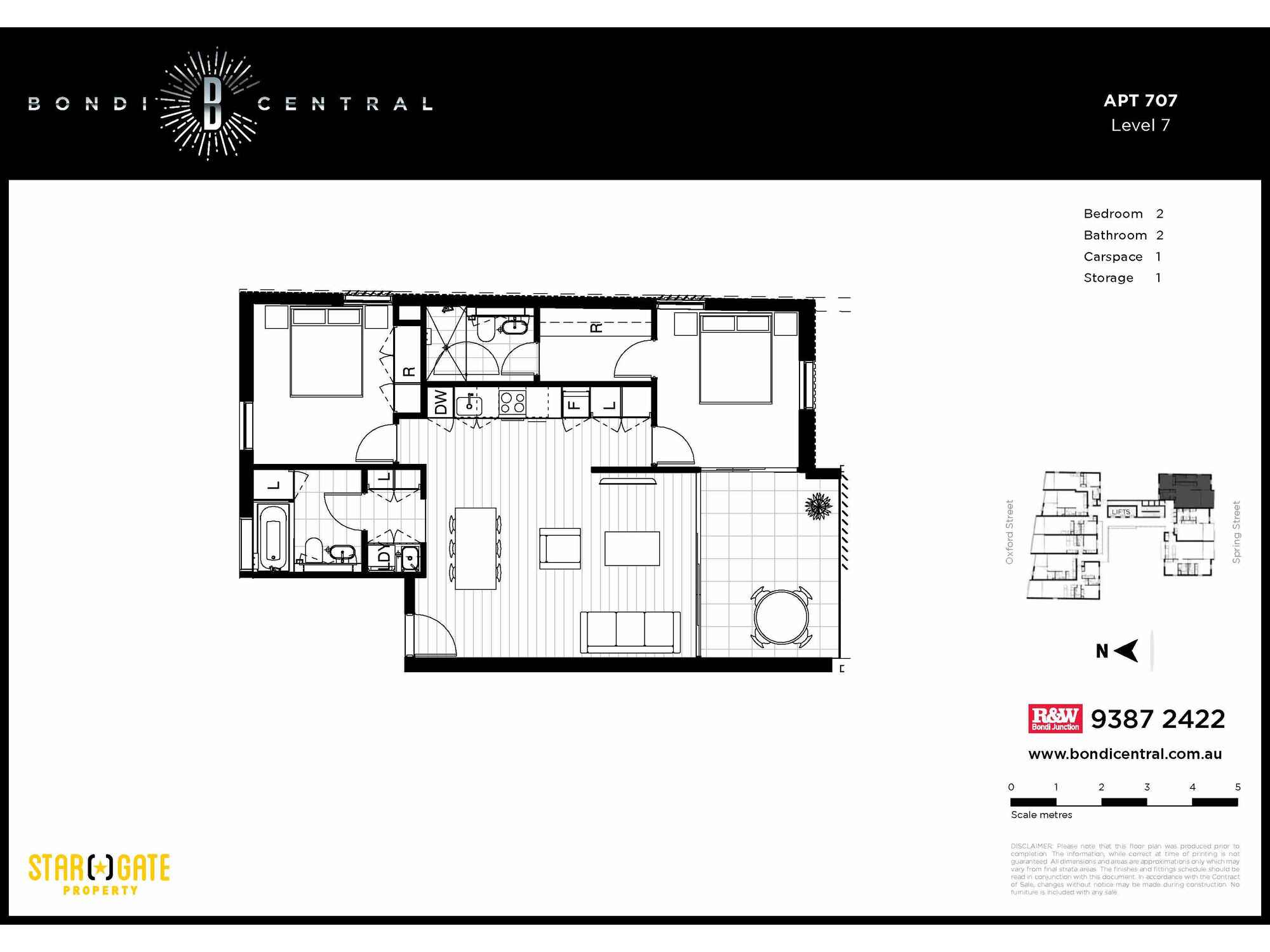2 Bed/32-42 Spring Street Bondi Junction